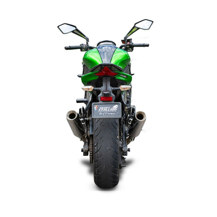 Silver Stallion Full System Exhaust (Dual O2 Sensor Compatible) for Kawasaki Z900 / Z1000