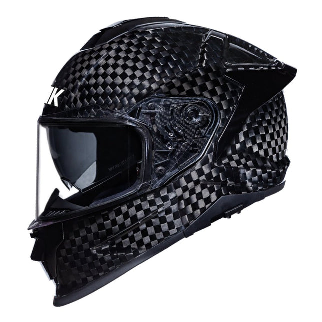 SMK Titan Carbon Full Face Helmet - front view