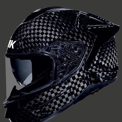 SMK Titan Carbon Full Face Helmet - studio profile
