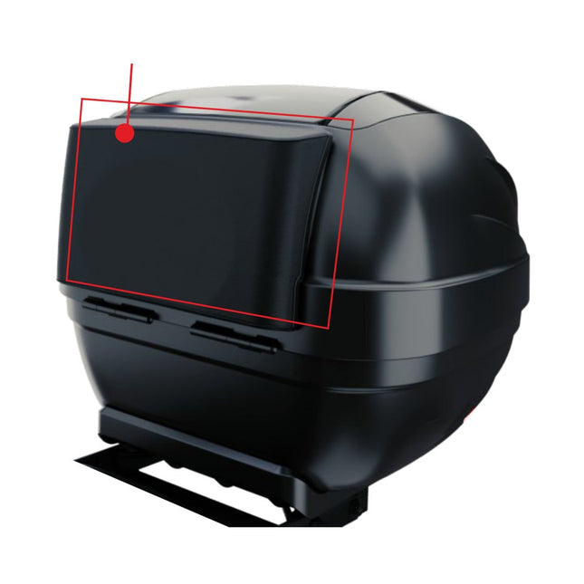 SMK TCR 291N Top Case 29L Motorcycle Luggage - backrest and base platform
