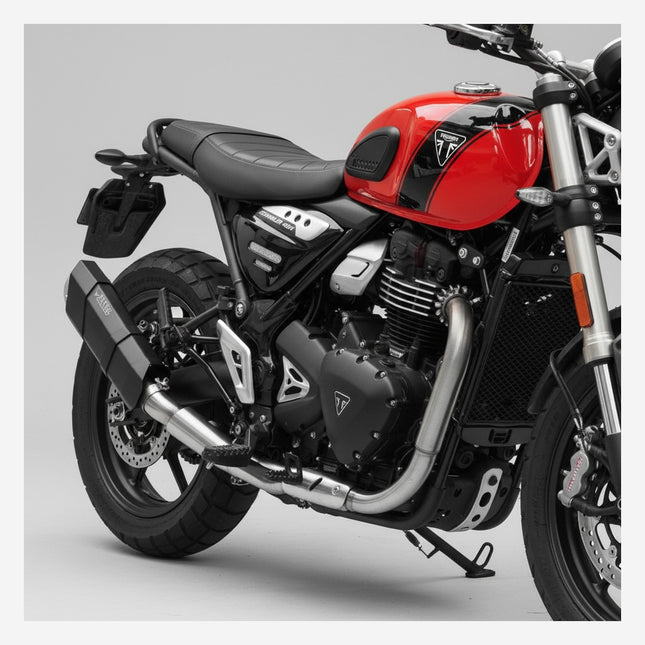 Triumph Speed 400 and Scrambler 400X with Barrel Rogue 2.0 performance exhaust
