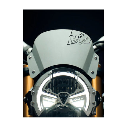 triumph speed 400 zephyr aluminium visor lcb