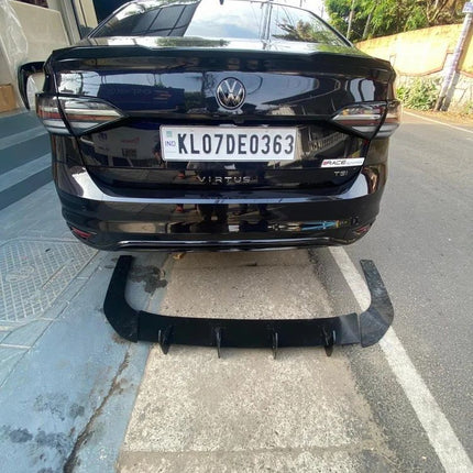 Volkswagen Virtus Rear Diffuser detail