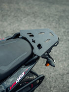 Legundary Bajaj Pulsar NS400Z Gopher Carrier – Mild Steel, Black Powder Coated.