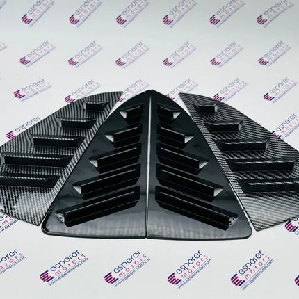 Esperer Polo Window Louver 6 Fin Carbon