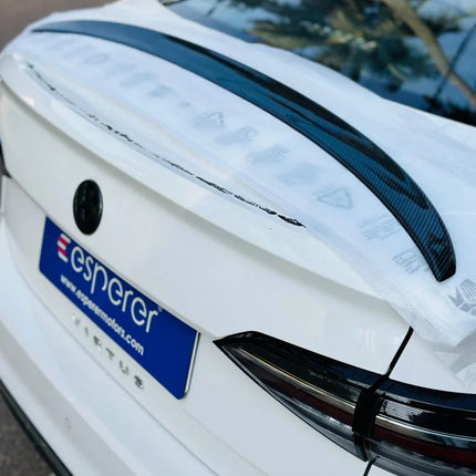 Carbon Rear Lip Spoiler fitted