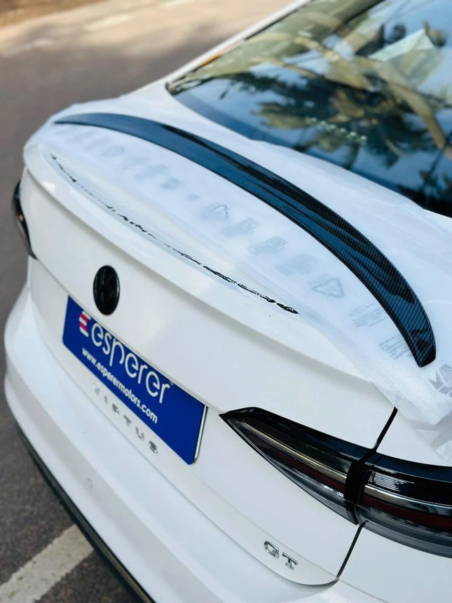 VW Virtus Skoda Slavia Carbon Rear Lip Spoiler