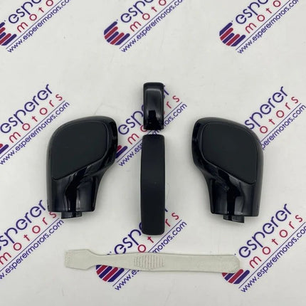 DSG Gear Knob Black Aluminium Black Leather