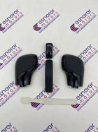 DSG Gear Knob Black Aluminium Black Leather
