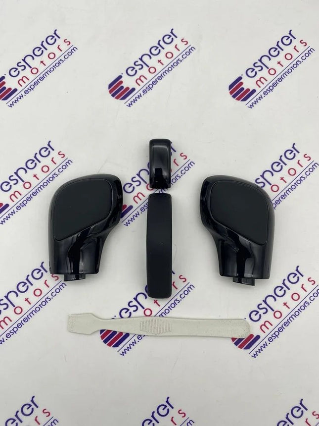 DSG Gear Knob Black Aluminium Black Leather