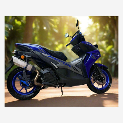 Yamaha Aerox 155 with Barrel Rogue 2.0 performance exhaust